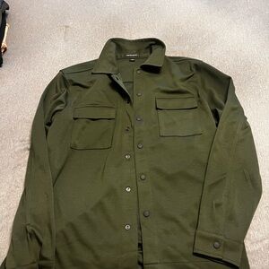 Mercer+Mettle Unisex Long sleeve twill overshirt